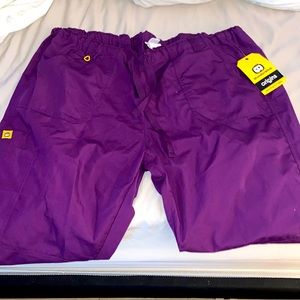 Wonder Wink 2XL Purple Scrub Bottoms